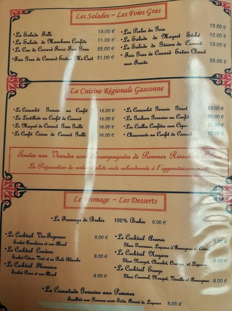 Menu_Auberge Del Païs Vert_Champcueil_imagen_4