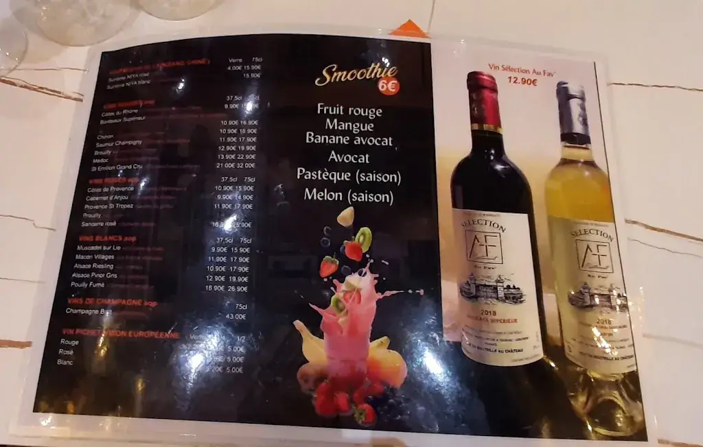 Menu_Restaurant Au Fav’_Buchelay_immagine_2