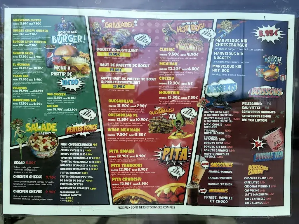 Menu_Marvelous Burger & Hot Dog_Buchelay_image_1