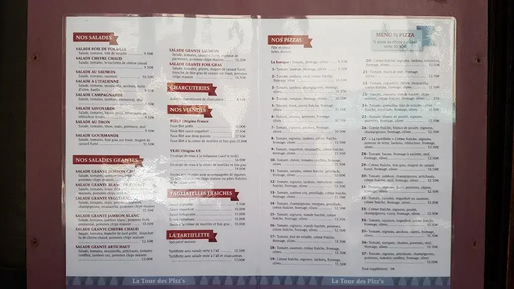 Menu_La Tour Des Pizz's_Pont-de-Beauvoisin_image_1