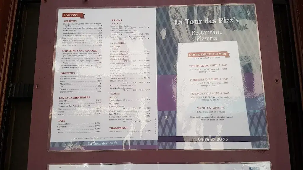 Menu_La Tour Des Pizz's_Pont-de-Beauvoisin_image_2