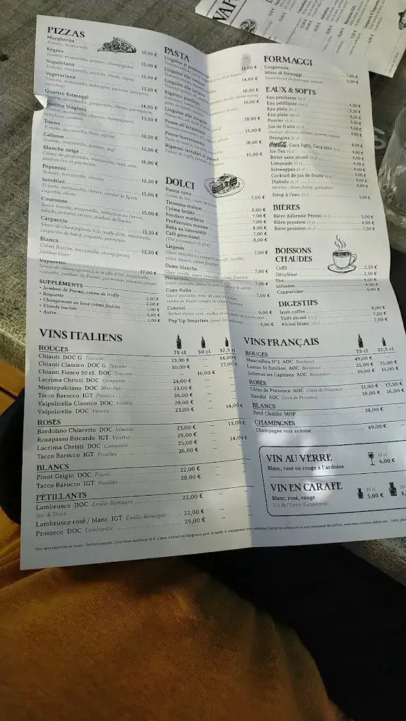 Menü_IL VAPORETTO - Restaurant Carrières sur Seine_Carrières-sur-Seine_Bild_4