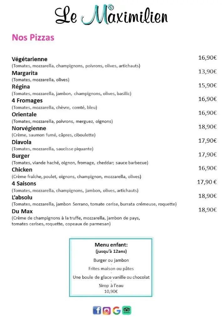 Menu_Le Maximilien_Houilles_image_2