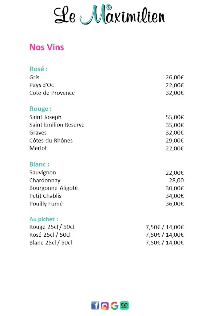Menu_Le Maximilien_Houilles_image_4