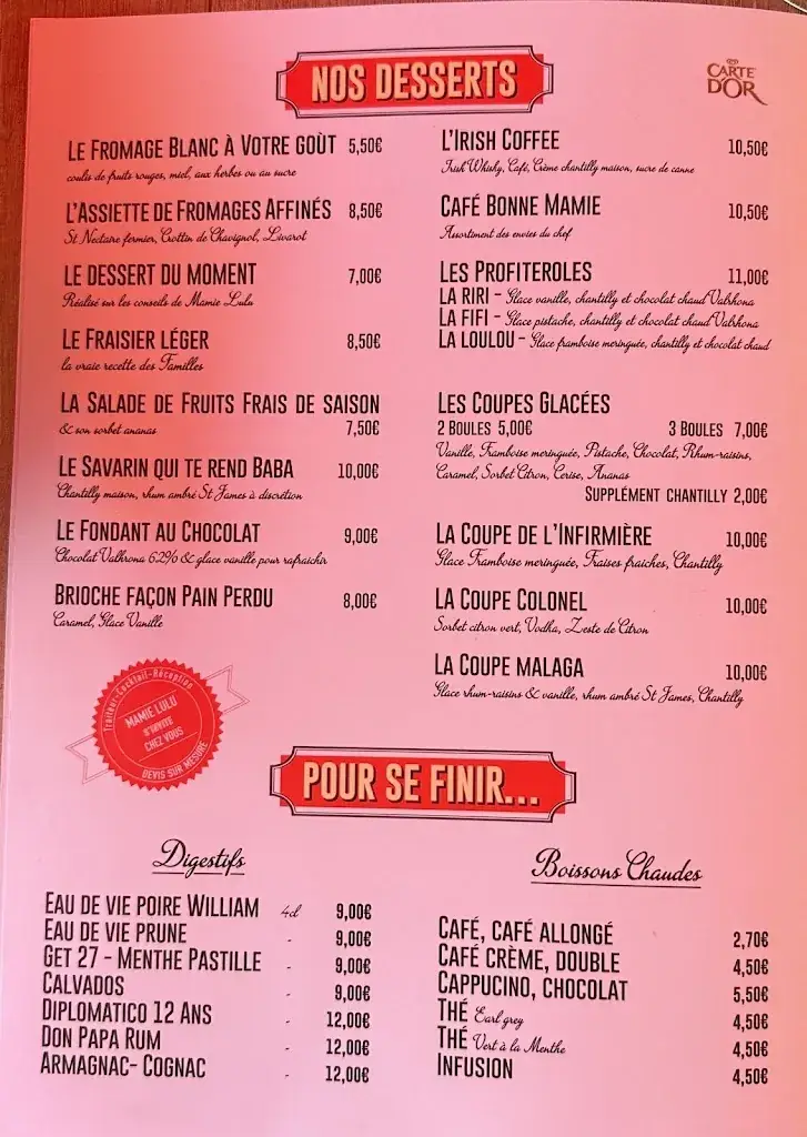 Menu_Chez LuLu - Restaurant Rueil Malmaison_Rueil-Malmaison_image_1