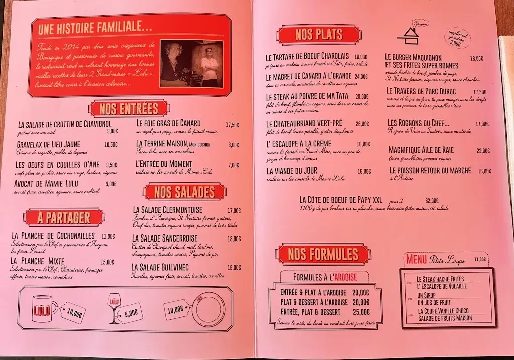 Menu_Chez LuLu - Restaurant Rueil Malmaison_Rueil-Malmaison_image_3