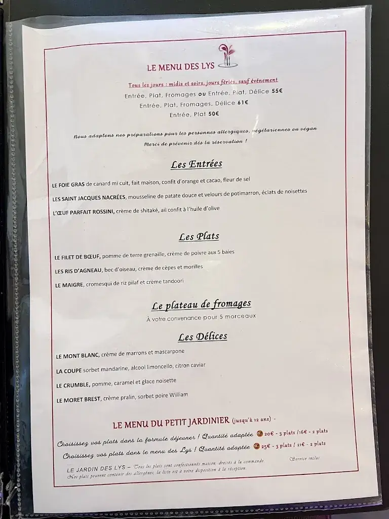 Menu_Le Jardin des Lys_Moret-Loing-et-Orvanne_image_1