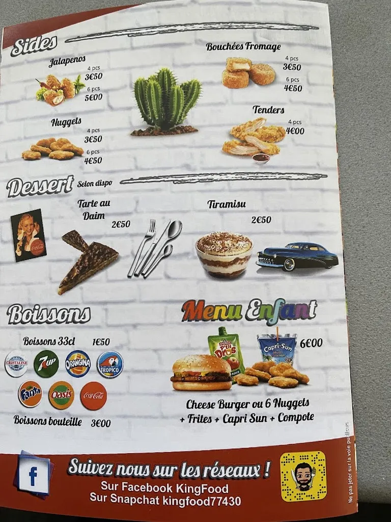 Menu_King Food_Champagne-sur-Seine_image_2