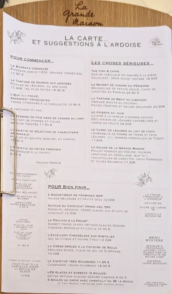 Menu_La Grande Maison_Bures-sur-Yvette_image_2