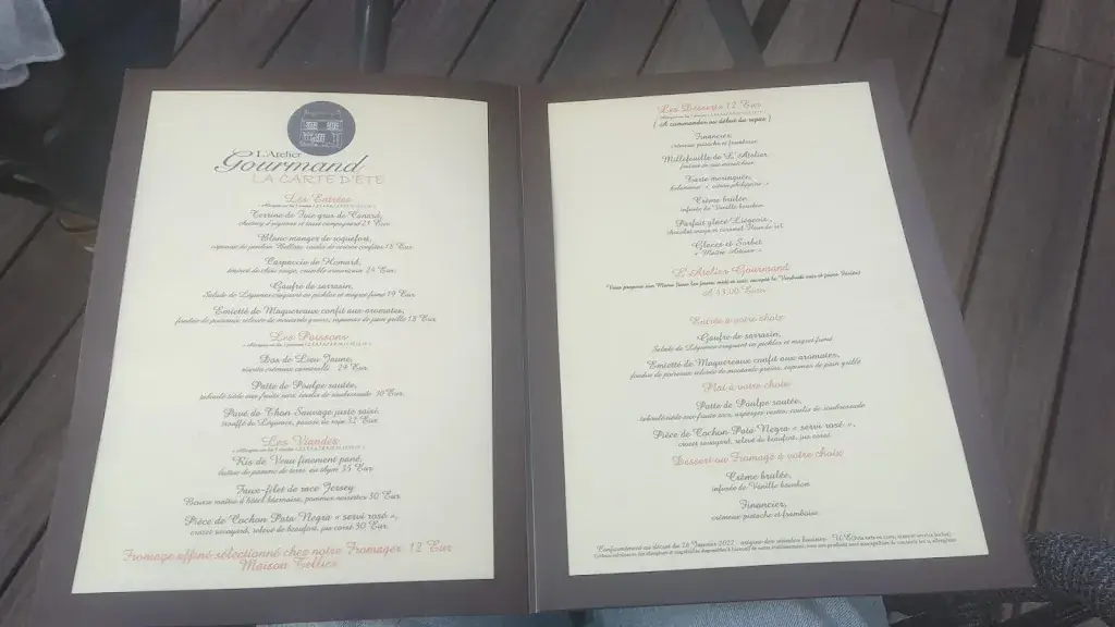 Menu_L'Atelier Gourmand_Saint-Jean-de-Beauregard_image_3