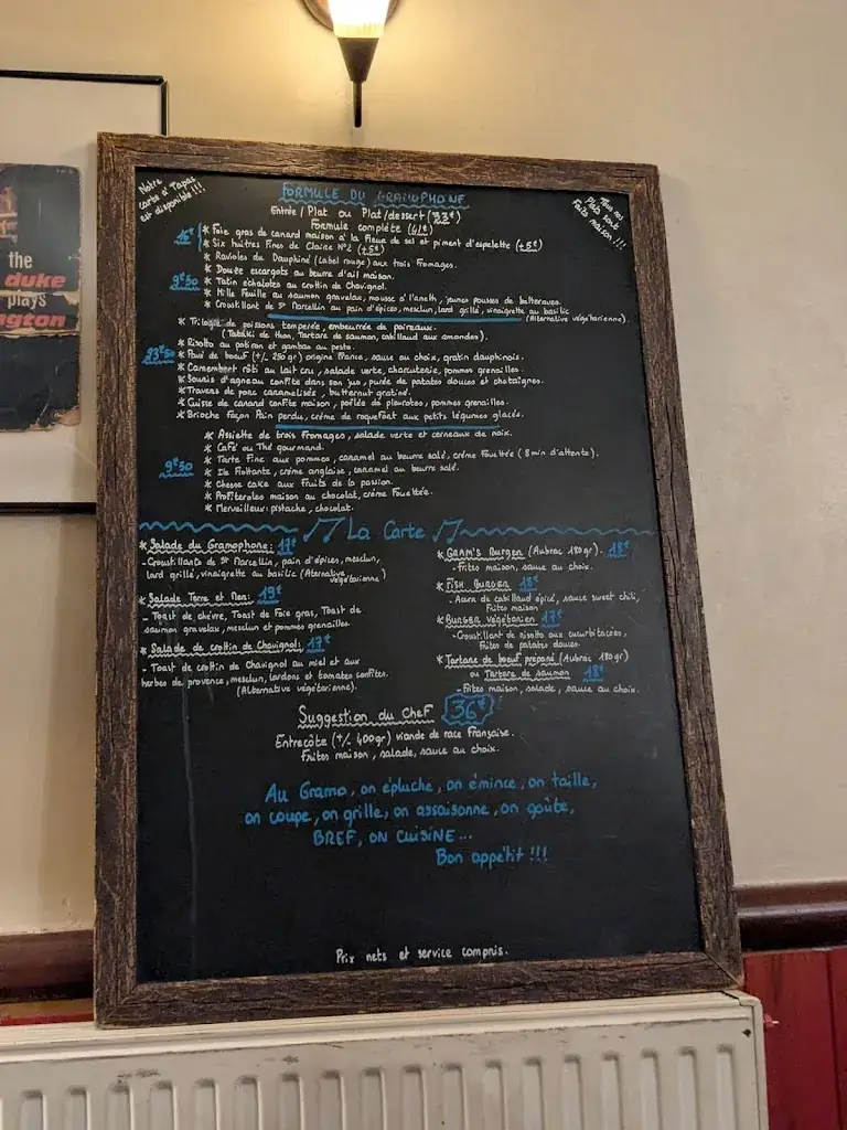 Menu_Le Gramophone_Orsay_image_3