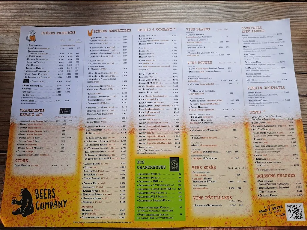 Menu_Beers Company_Pont-de-Beauvoisin_image_2