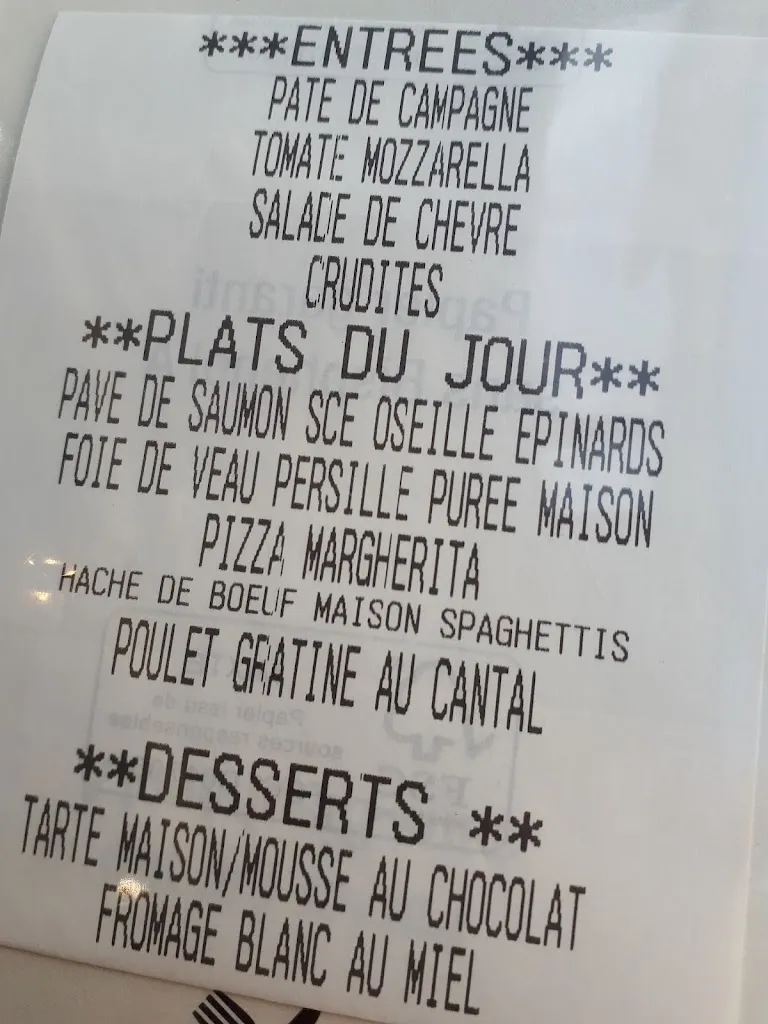 Menu_Brasserie Chateau Landon_Paris_image_3