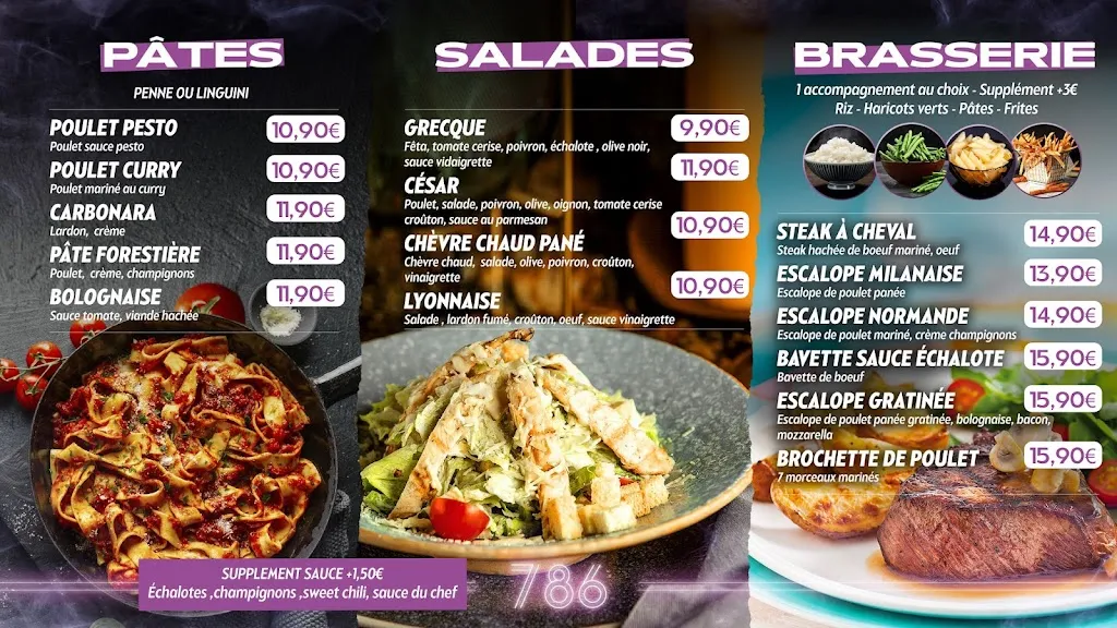 Menu_786 - Champigny-sur-Marne I Brasserie & Burger_Champigny-sur-Marne_image_1