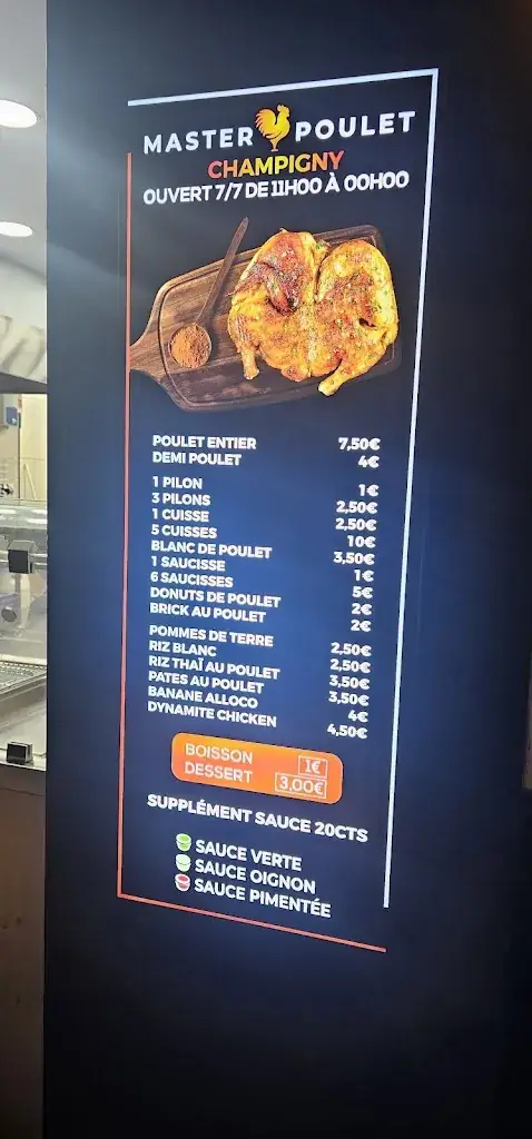 Menu_Master Poulet - Champigny-sur-marne_Champigny-sur-Marne_image_2
