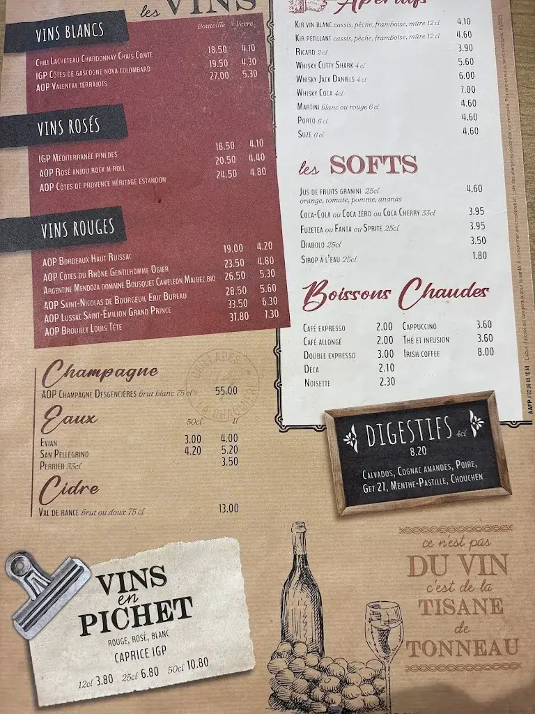 Menu_la chaumiere_Cesson-Sévigné_immagine_1