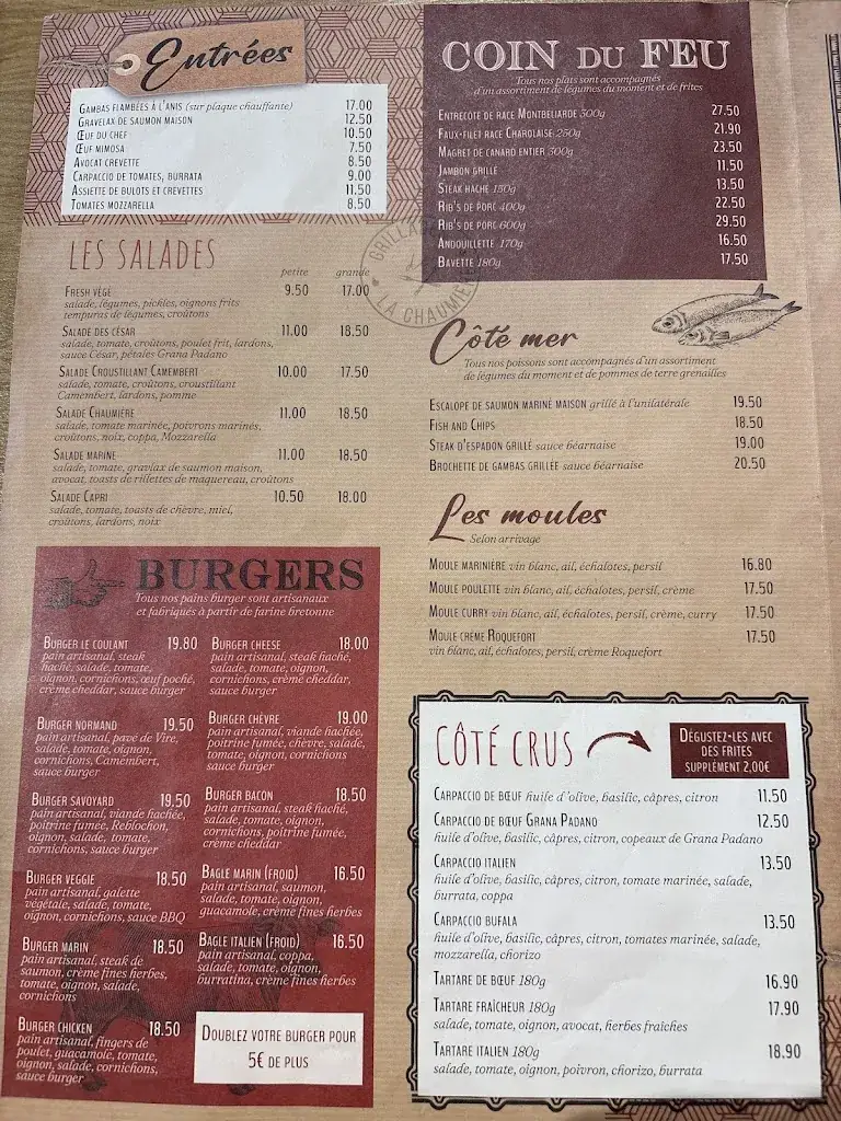Menu_la chaumiere_Cesson-Sévigné_immagine_2
