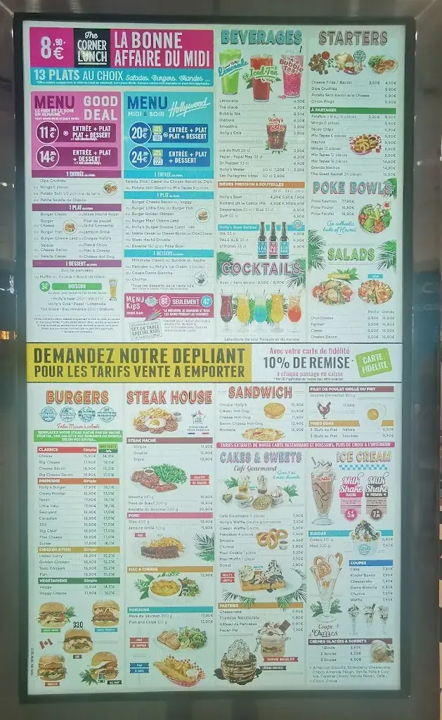 Menü_Holly's Diner_Cesson-Sévigné_Bild_1