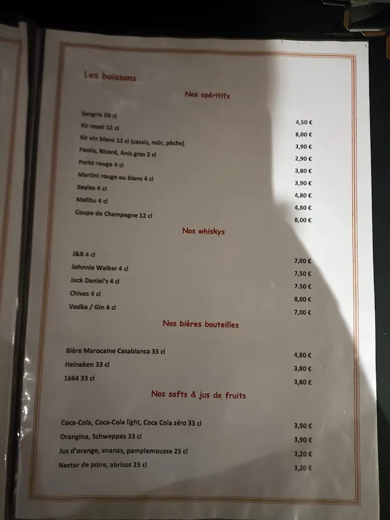 Menu_Restaurant Zeralda_Luzarches_immagine_1