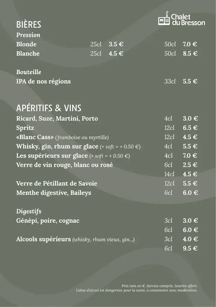 Menu_Chalet du Bresson_73210_image_2