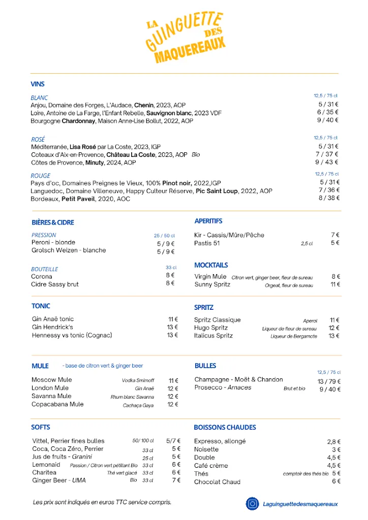 Menu_La Guinguette des Maquereaux_Nogent-sur-Marne_image_1