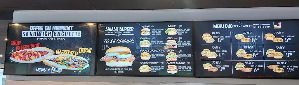 Menu_2B ORIGINAL 94 - VILLIERS SUR MARNE - SMASH & SANDWICH_Villiers-sur-Marne_image_4