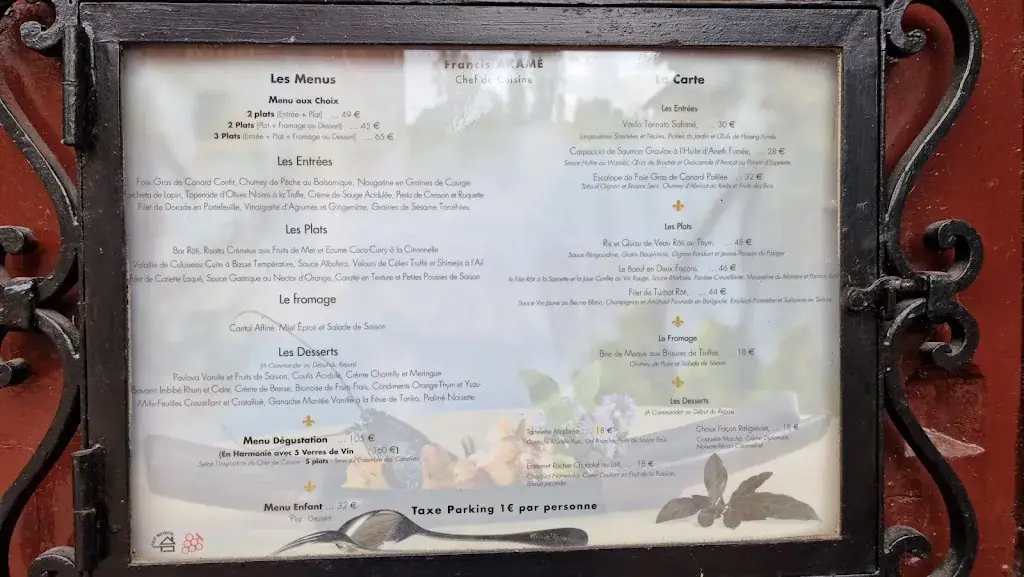 Menu_L'Ecu de France_Chennevières-sur-Marne_image_1