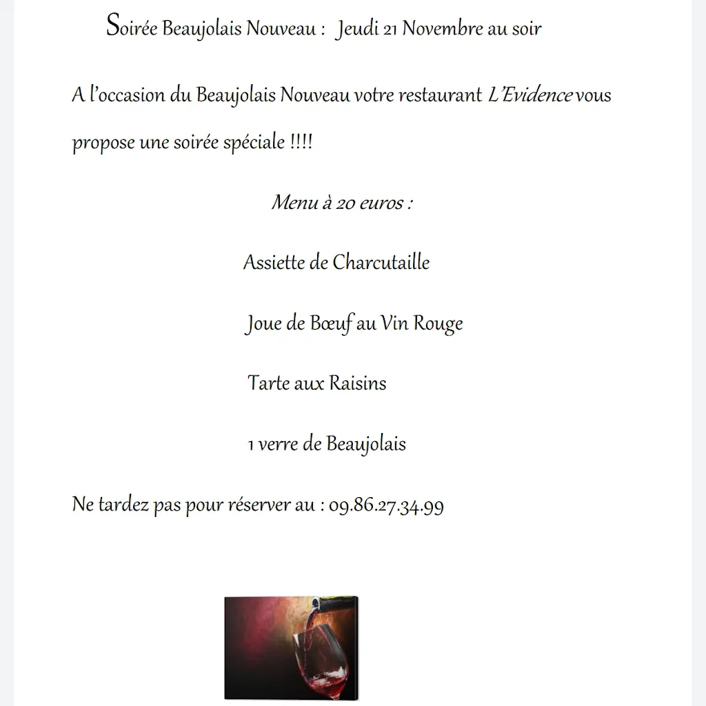 Menu_L’Evidence_Chevannes_image_1