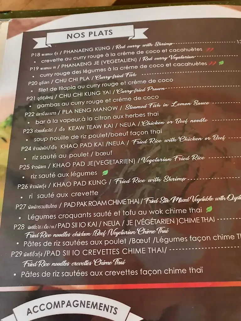 Menu_Chime Thaï_Chatou_image_1