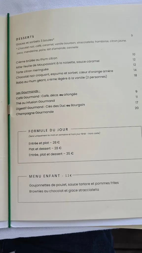 Menü_Maison Fournaise_Chatou_Bild_2