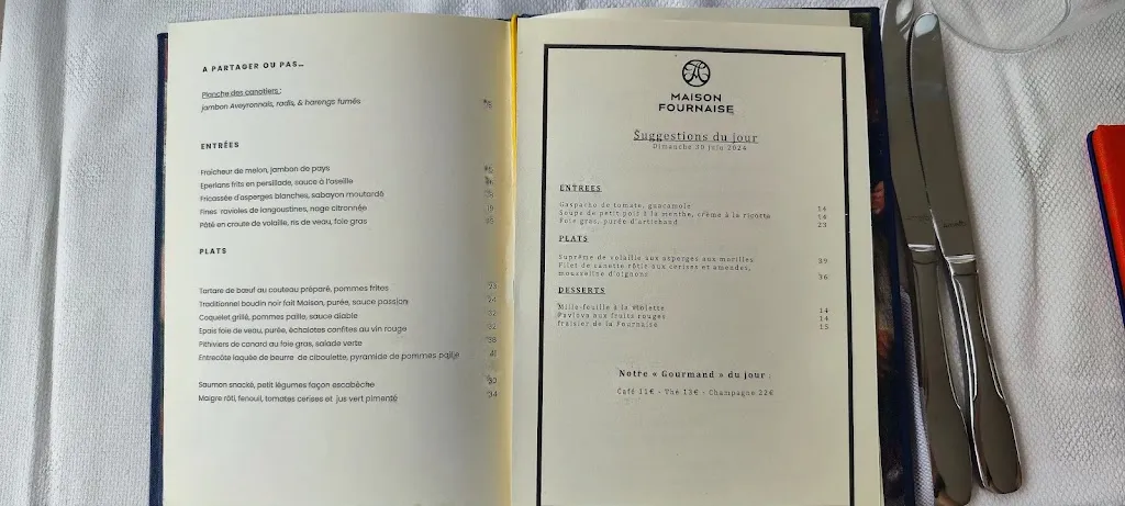 Menü_Maison Fournaise_Chatou_Bild_3