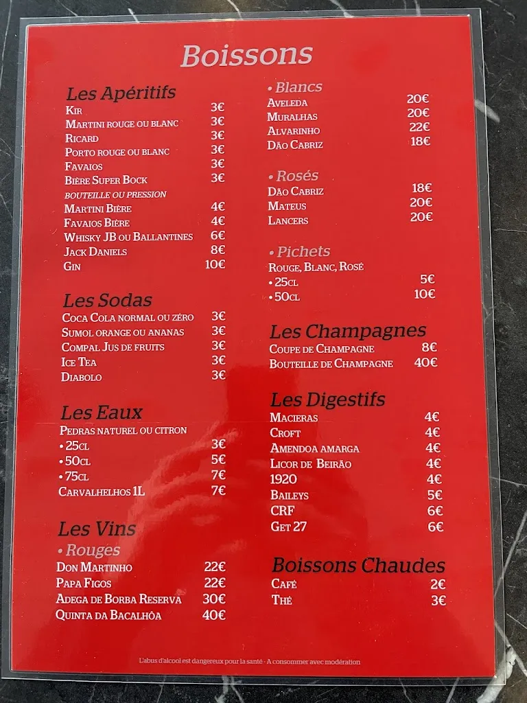 Menu_Le Portugal_Chatou_image_1