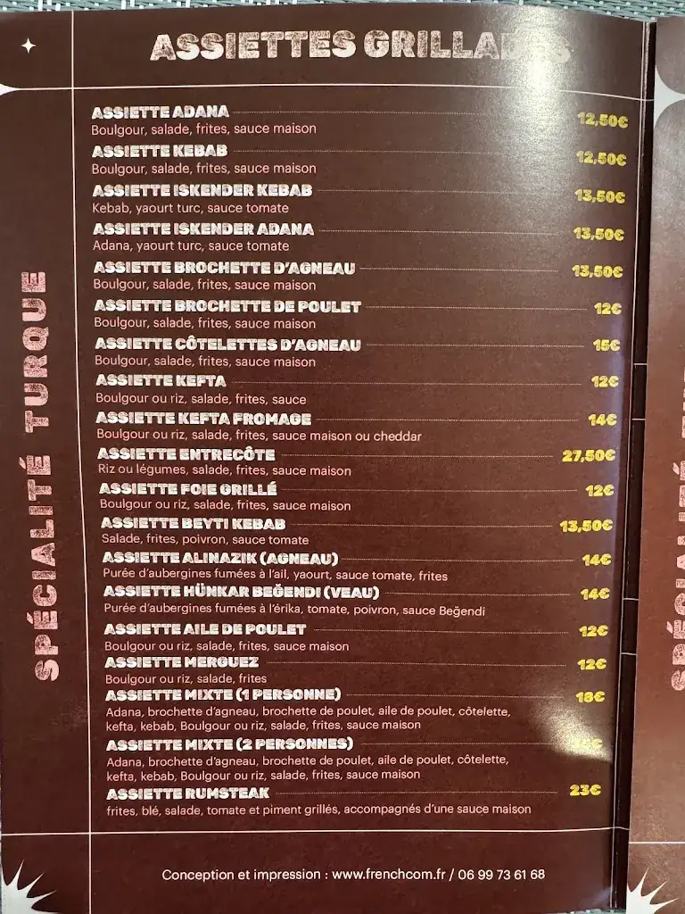Menu_Restaurant l'Etoilé_Clayes-sous-Bois_image_1