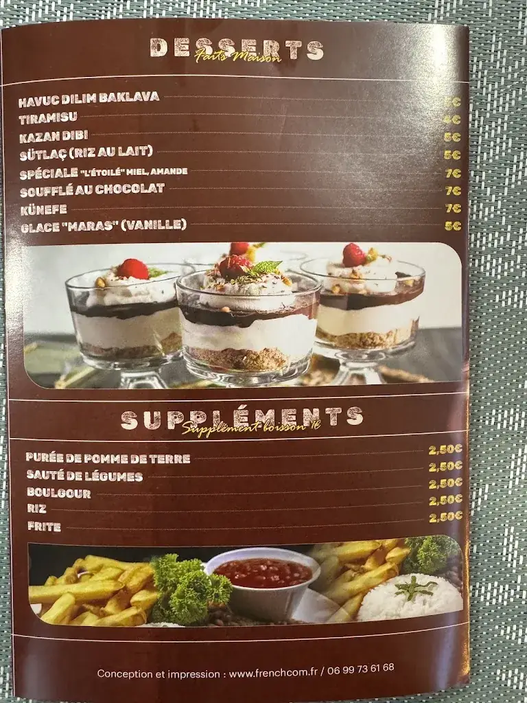 Menu_Restaurant l'Etoilé_Clayes-sous-Bois_image_4