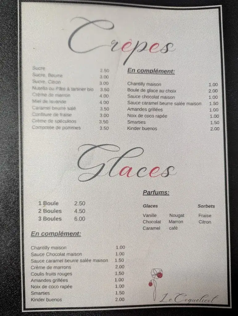 Menu_Le Coquelicot - Crêperie_Dieulefit_image_1