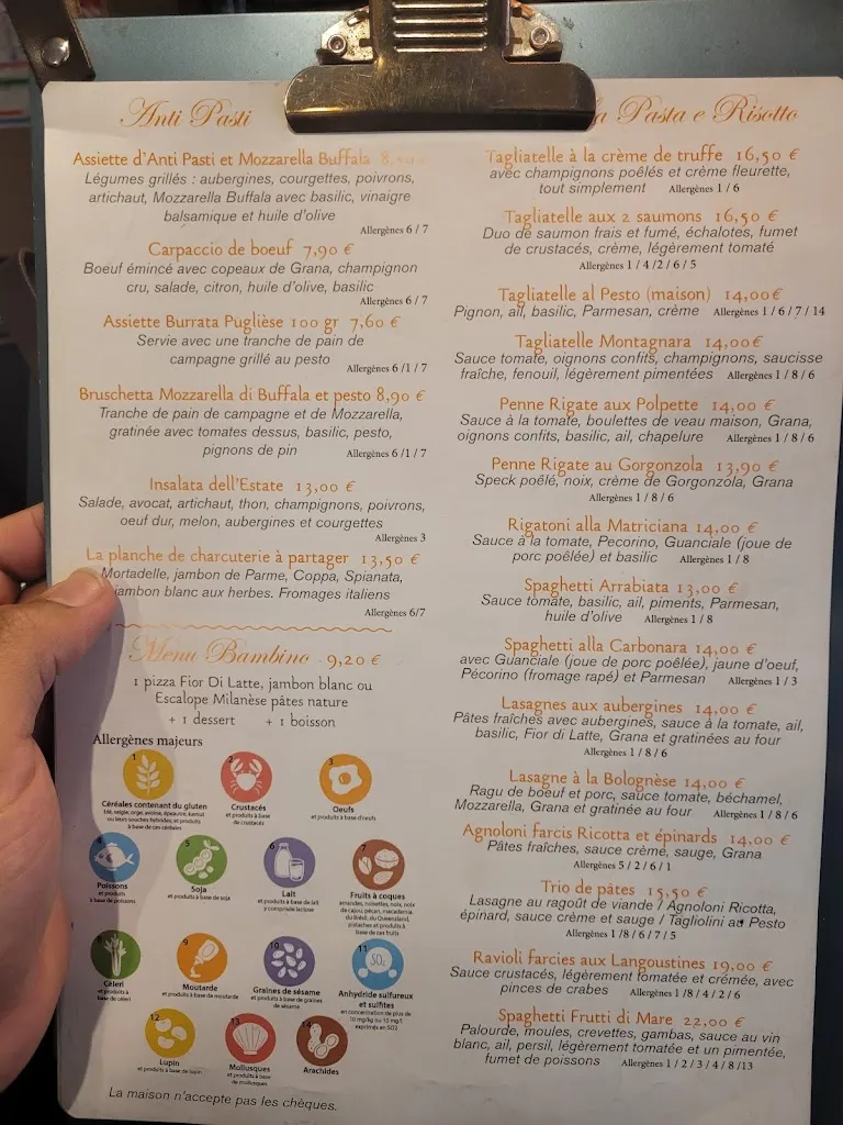 Menu_Foggia Ristorante_Longjumeau_image_1