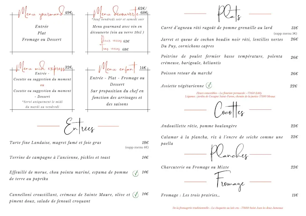 Menu_Les Cocottes d'Hélène_Coupvray_image_2