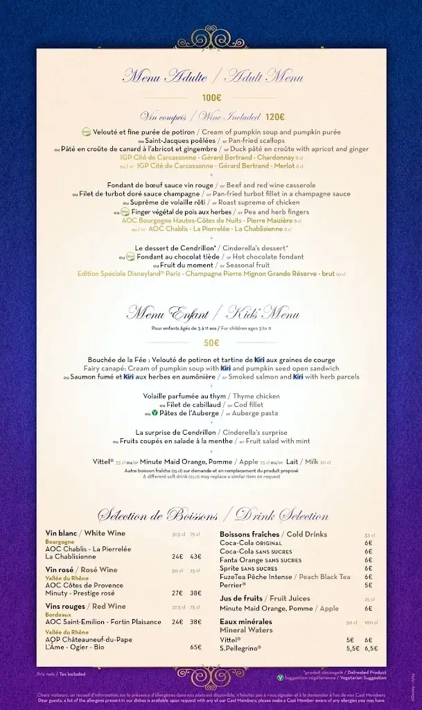 Menu_Auberge de Cendrillon_Chessy_image_1