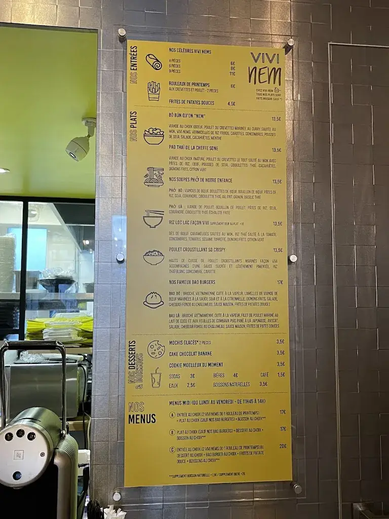 Menu_Restaurant Vivi Nem asiatique Chessy - Val d'europe_Chessy_image_2