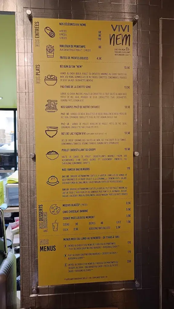 Menu_Restaurant Vivi Nem asiatique Chessy - Val d'europe_Chessy_image_3