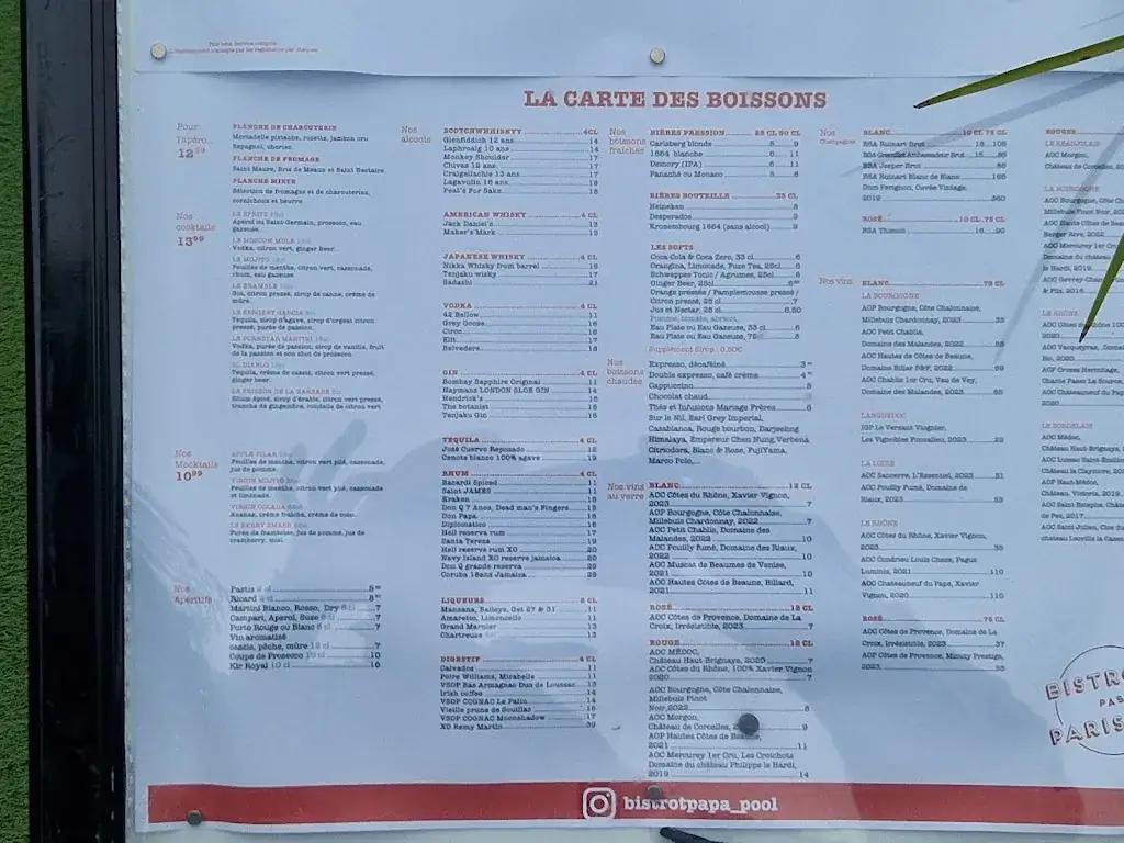 Bistrot Papa Pool_Clamart_menu_image_1