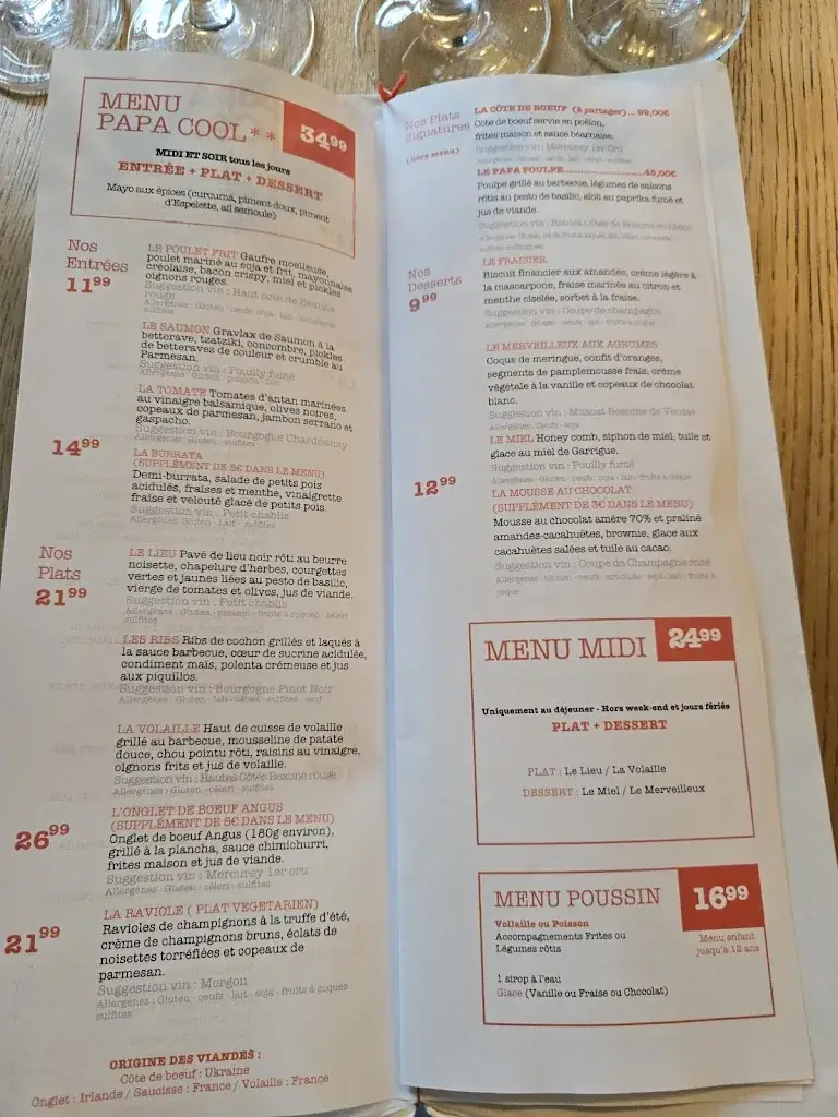 Menu_Bistrot Papa Pool_Clamart_image_2