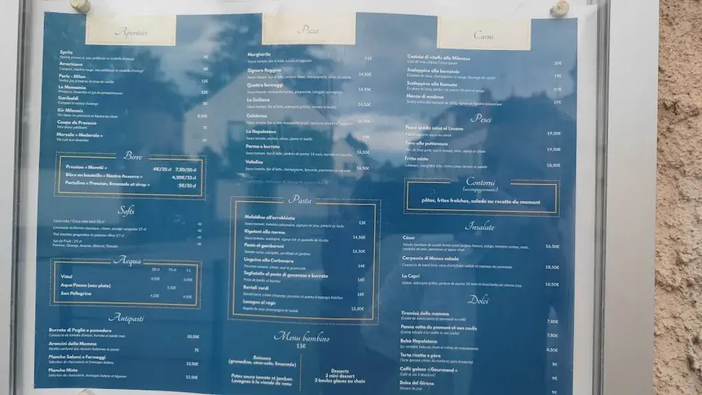 Menu_L'Osteria de Chevreuse_Chevreuse_image_1