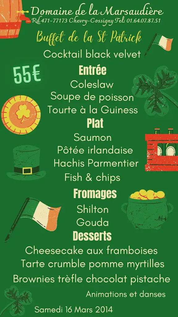 Menu_Domaine de la Marsaudière_Chevry-Cossigny_image_1