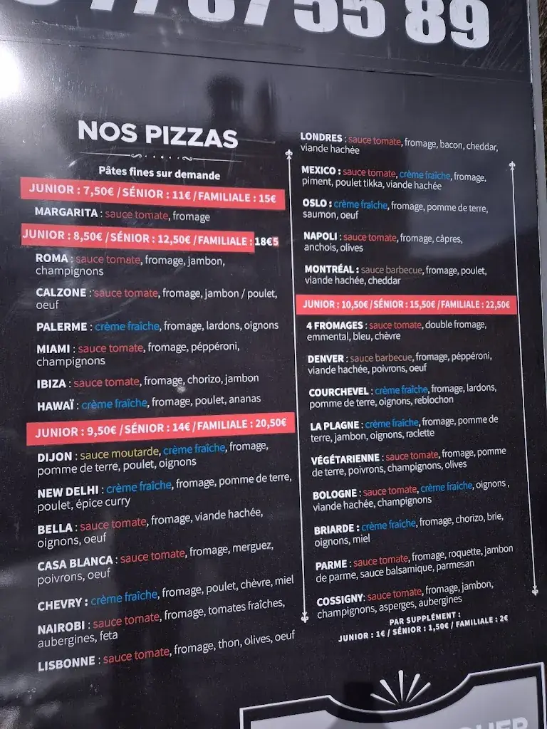Menu_CASA DE PIZZA_Chevry-Cossigny_immagine_2