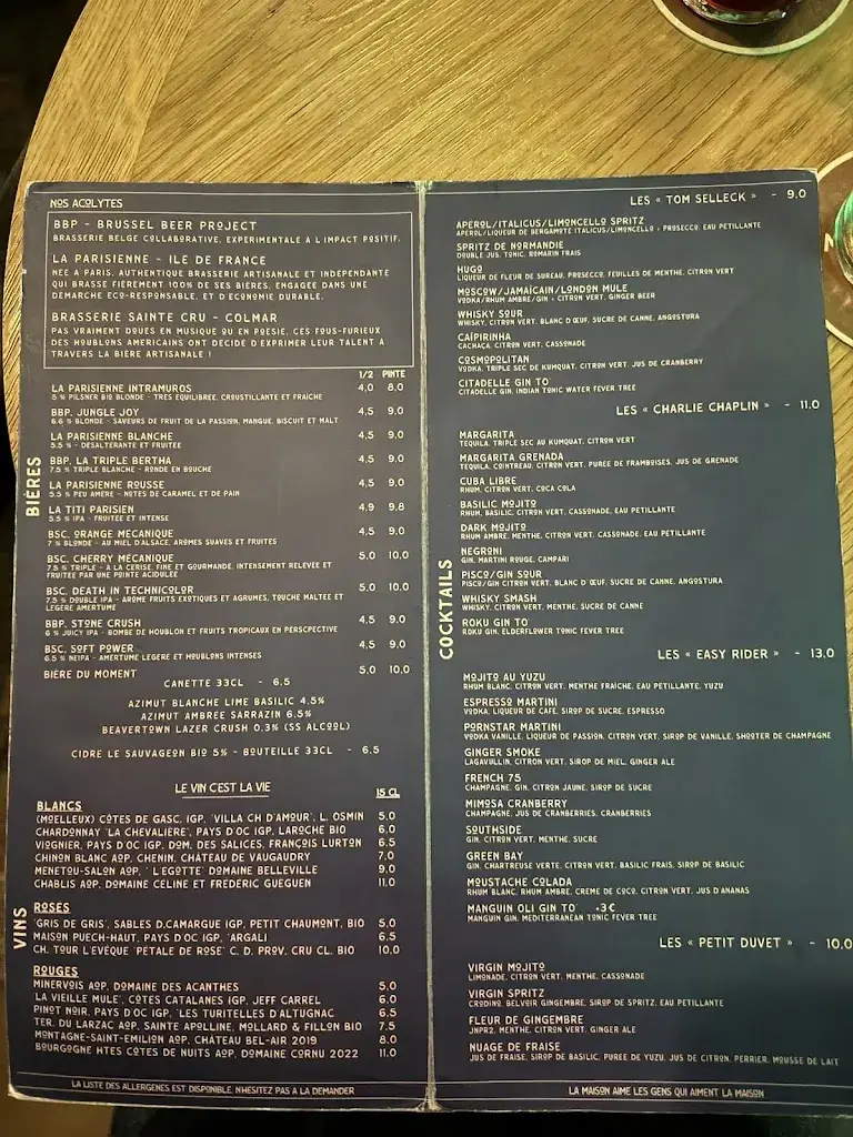 Menu_Moustache Bistro Pub_Châtenay-Malabry_imagen_2