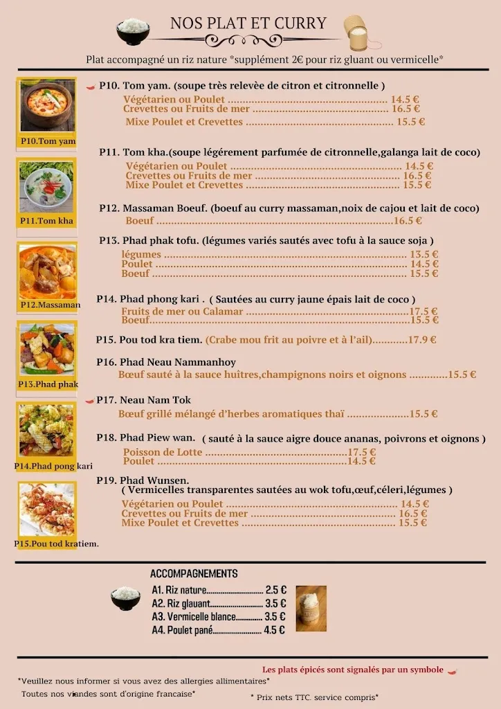 Menu_Papi Thai Cuisine_Châtenay-Malabry_image_2