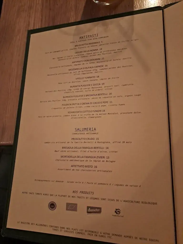 Menu_Restaurant Don Giovanni - Sceaux_Sceaux_image_4