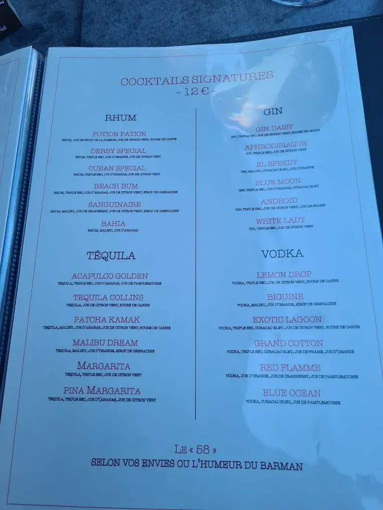 Menu_Le 58_Plessis-Robinson_image_1