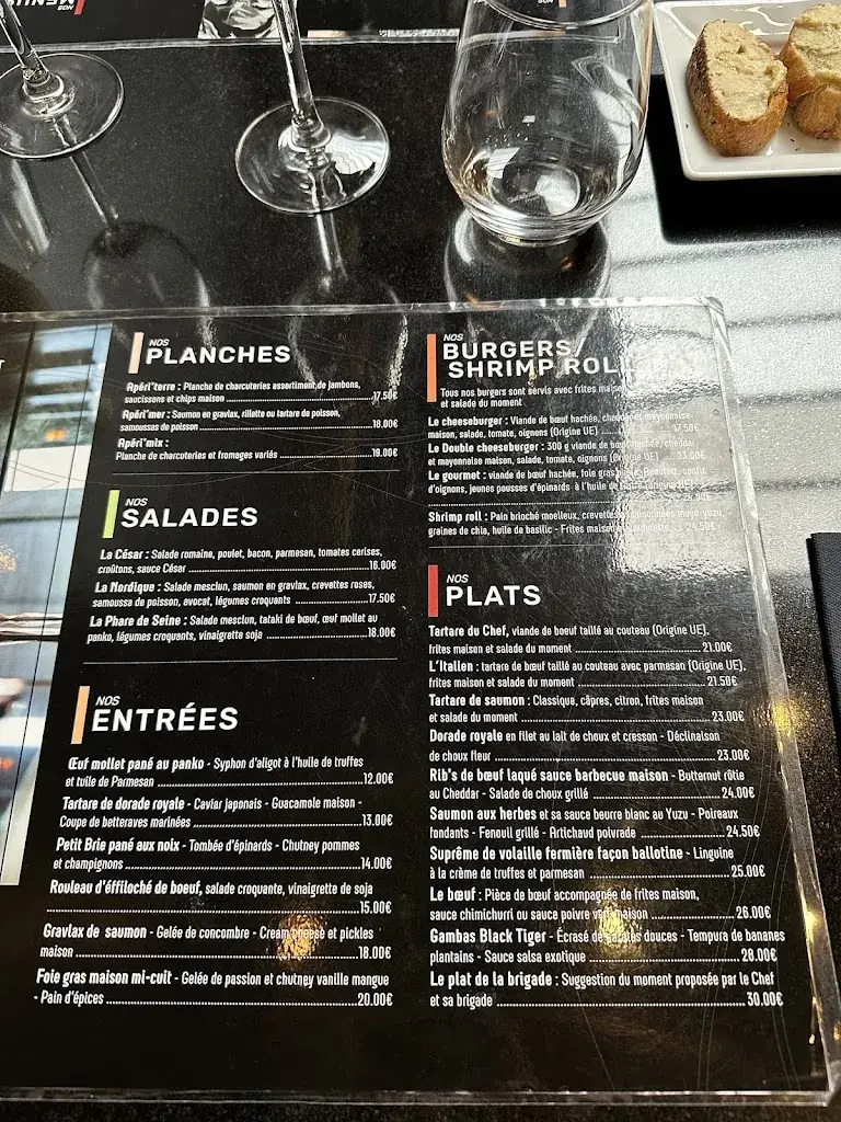 Menü_Restaurant Le Phare de Seine_Choisy-le-Roi_Bild_1